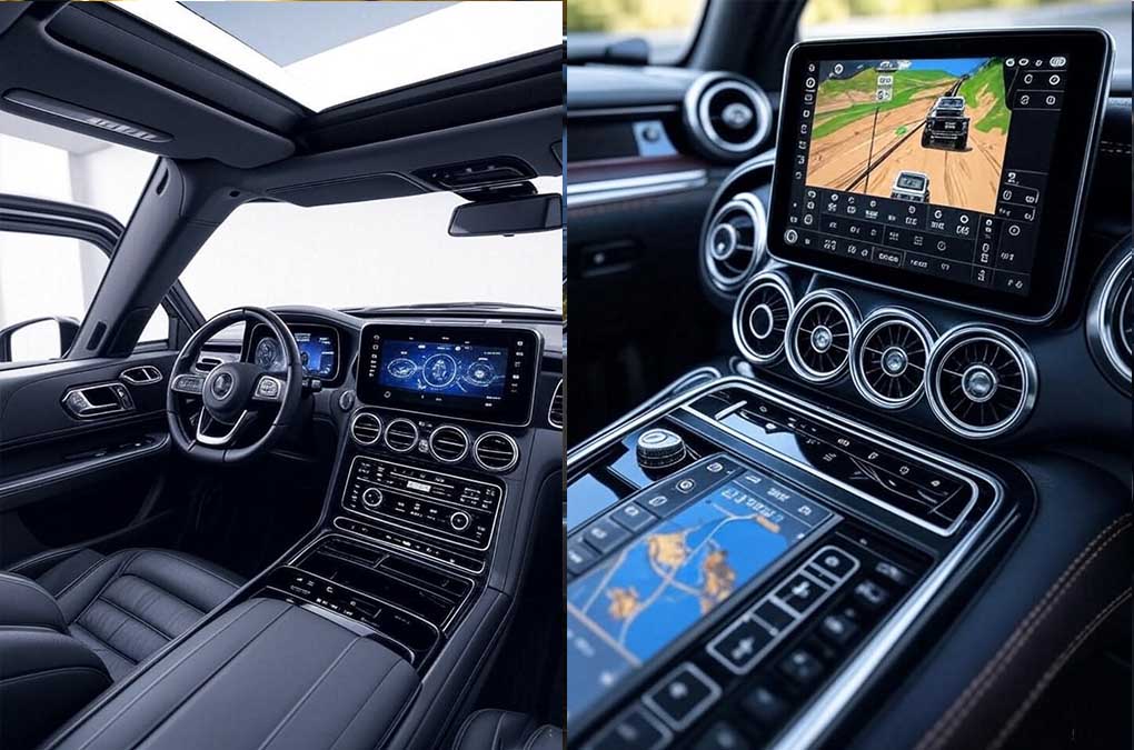 image of Updated MBUX Infotainment with G-Specific Off-Road Features